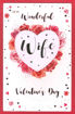 Picture of WONDERFUL WIFE VALENTINES BOXED CARD